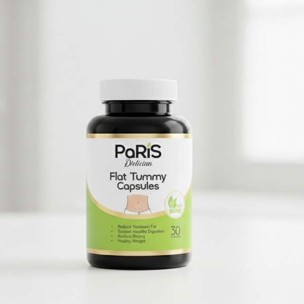 Paris Dietician Flat Tummy Capsules | Reduce Belly Fat & Bloating | 30 Capsules